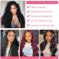 thumbnail image 3 of Big Save,HWRETIE Wigs Clearance,Ladies Wig,Set Black Mid-Length Curly Hair Simulation Wig,, 3 of 9