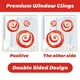 thumbnail image 5 of Decoraciones navideñas, 9 piezas de calcomanías de dulces de menta, calcomanías de PVC para piso de caramelo, calcomanías para pared, calcomanías de dulces para decoraciones de fiesta de Navidad, calc, 5 of 6