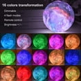 thumbnail image 4 of Luz nocturna 3D JAMW Luz de Luna 16 colores LED recargable táctil, 4 of 5
