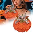 thumbnail image 1 of BKER Fall Pumpkin Wreath For Front Door 24" Autumn With Maple Leaves & Berries, 1 of 4