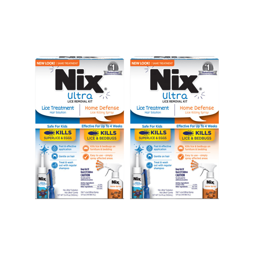 Nix Ultra Super Lice Removal Kit, Lice Removal Treatment For Hair and