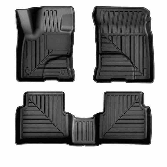 3PC Floor Mats Compatible with 2021-2026 Ford Bronco Sport All Weather TPE