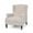 Beige/Dark Brown, variant on GDF Studio Dunham Contemporary Fabric Tufted Oversized Pushback Recliner, Beige and Dark Brown
