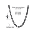 thumbnail image 3 of Collar Cadena Xtellar  Estilo Cubano Unisex Acero Inoxidable 5mm-65cm, 3 of 3