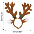 thumbnail image 6 of Dserhfy Christmas Headbands Cute Reindeer Antlers Headbands with Bell Christmas Animal Ear Hair Bands for Women Holiday Party Cosplay, 6 of 7