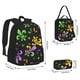 thumbnail image 2 of Disketp Mardi Gras Carnival4 Mochila Estampada de Gran Capacidad con Lonchera y Estuche, Set de 3 Piezas para Estudiantes, 2 of 7