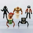 thumbnail image 3 of Games; Activities; Parties;Toy;Toilet Man VS Surveillance Man Figurines Model Toys Unique Design Simulation Miniature Models for Home Car Office Tabletop, 3 of 4