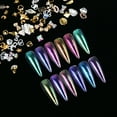 thumbnail image 7 of Magik Glitter Holographic Mirror Nail Art Powder Ultra-thin Aurora Mermaid Pigment, 7 of 7