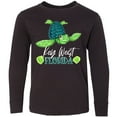 thumbnail image 3 of Inktastic Key West, Florida Happy Sea Turtle Long Sleeve Youth T-Shirt, 3 of 5