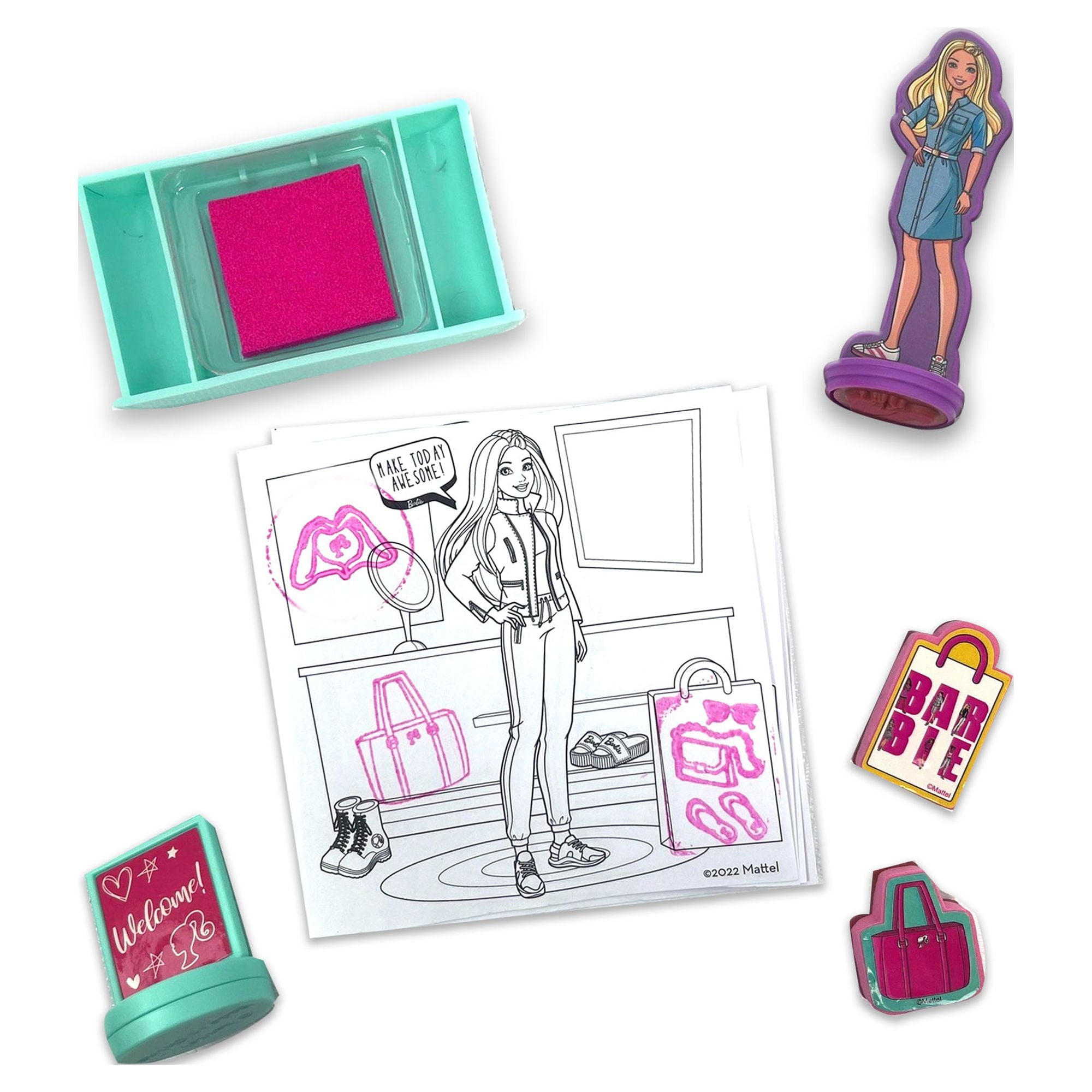 Barbie stamp sale set