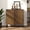 Rustic Brown-Fluted, variant on Manxile Kitchen Buffet Cabinet, Coffee Bar Storage Cabinet, Sideboard with 2 Sliding Barn Doors for Kitchen Living Room, Rustic Brown