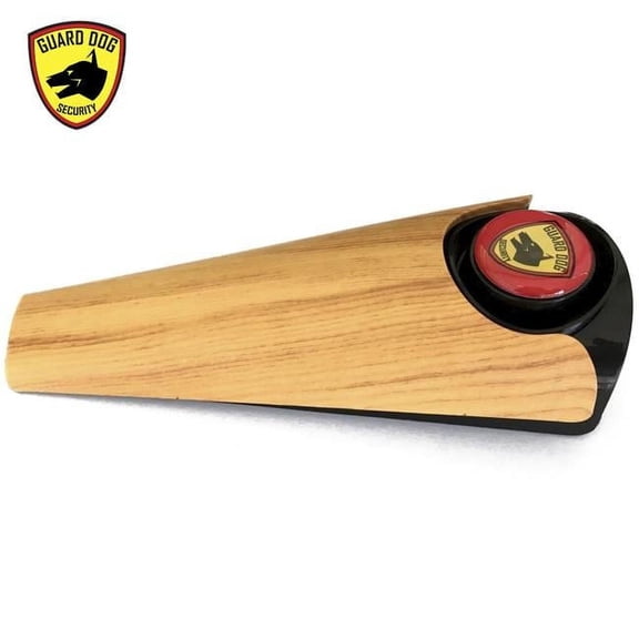 Woodgrain Door Stop Wedge Alarm