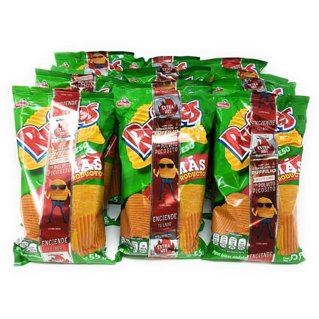 Sabritas Ruffles Queso Bundle of 12 Bags