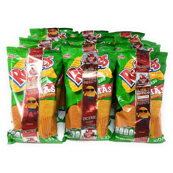 Sabritas Ruffles Queso Bundle of 12 Bags