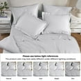 thumbnail image 3 of Superior 3-Piece Rayon From Bamboo Platinum Duvet Set, King/California King, 3 of 4