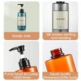 Refillable Pump Bottles for Shower, Dispenser Bottles for Liquid Body