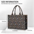 thumbnail image 3 of Large Capacity Tote Bag,Spooky Halloween Pattern Handbag Fashion Luxury Tote Bag,15.7"x13"x 5.1" Inches,Laptop Compatible, 3 of 6