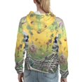 thumbnail image 7 of Lsque Flower Butterfly Skull Couple Pattern Casual Women's Hoodie,Hooded Sweatshirt with Kangaroo Pocket,Pullover Hoodie with Eye-catching Drawstrings-Medium, 7 of 7