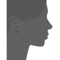 thumbnail image 2 of Sterling Silver Round 6mm London Blue Topaz Stud Earrings, 2 of 2