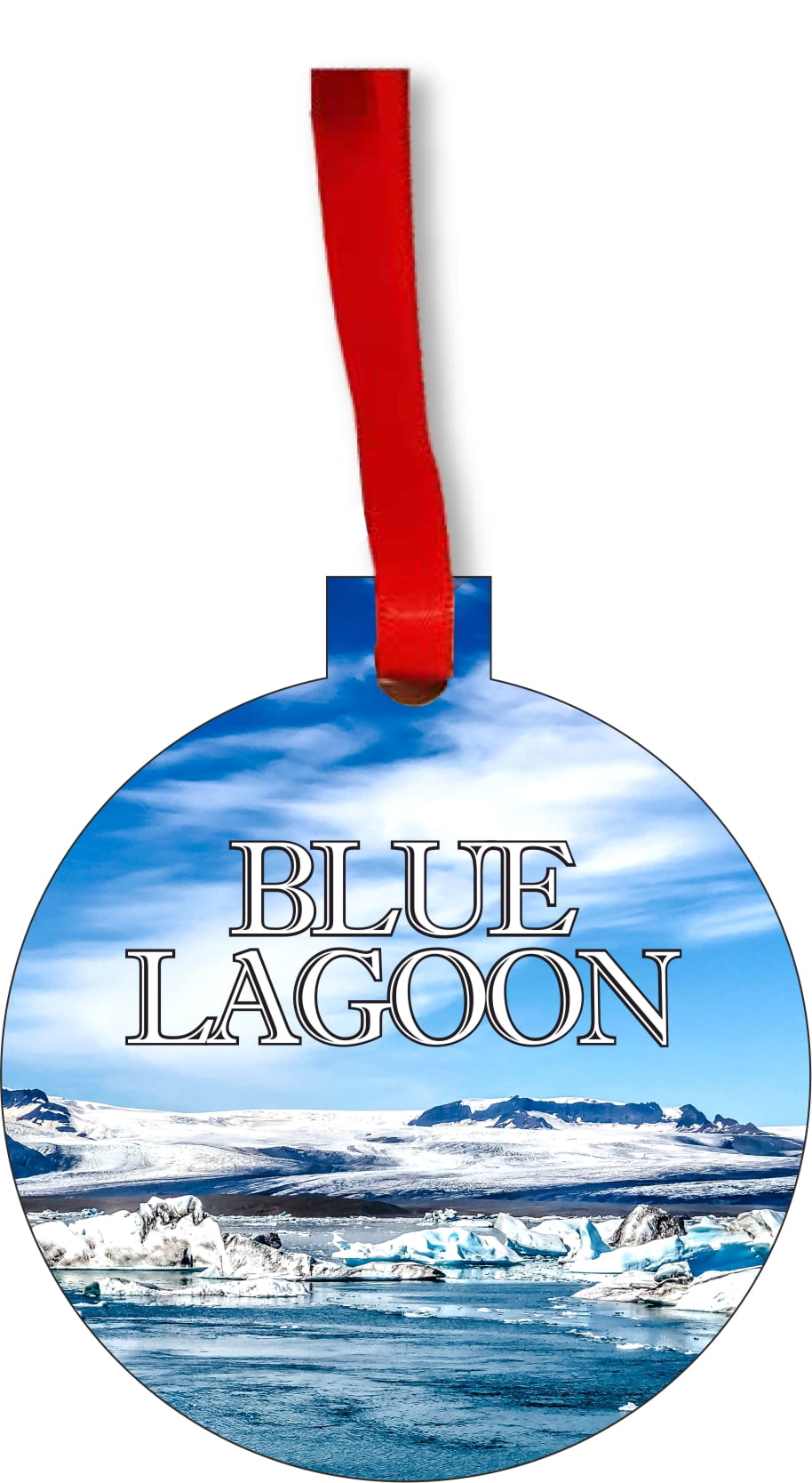 Iceland Ornament Iceland Christmas Ornament Blue Lagoon Spa Ornament