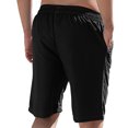 thumbnail image 5 of BXINGOHAI Men's Shorts Casual Summer Drawstring Elastic Waist Lightweight Beach Vacation Shorts with Pockets Black,L, 5 of 7
