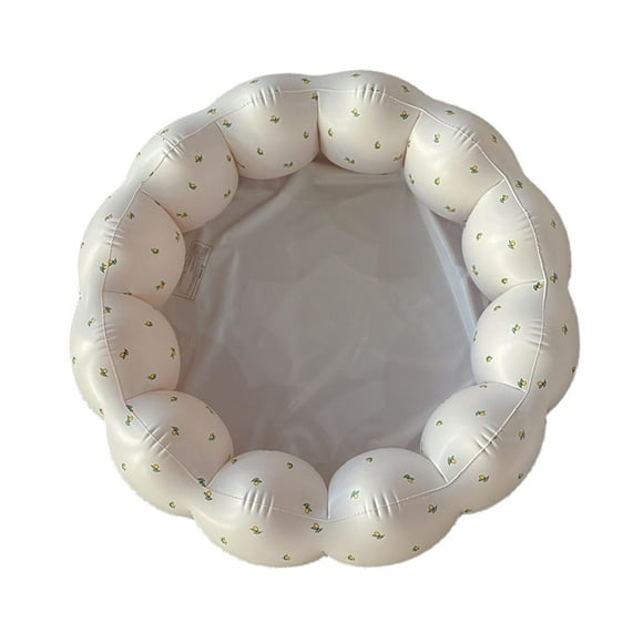 TISHITA Portable Petal Inflatable Baby Pool 35.4x9.8 inch, Convenient Good Sealing Bath