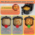 thumbnail image 6 of Small Air Fryer Liners 5 5 Inch Parchment Paper Sheets For Mini Air Fryers 1 3 Qt 100pcs, 6 of 8