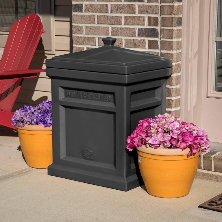 Express Black Plastic Parcel Delivery Box Express Black Plastic Parcel Delivery Box