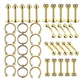 thumbnail image 1 of Paquete de 40 kit de joyería para piercings de Acero inoxidable 16G Perfecl, 1 of 5