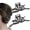 B, variant on Spider Updo Grip Clamps, Halloween Gothic Matte Spider Hair Claw Clips for Updos, Thick or Thin Hair Styling