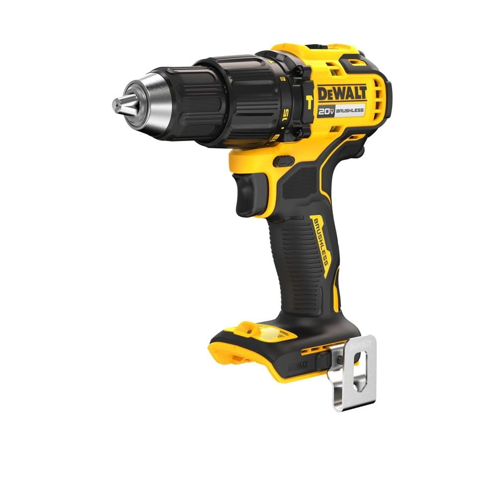 DEWALT 20V MAX XR Brushless Cordless 1 2 in. Hammer Drill Driver with Powerful Battery Tool Only Walmart