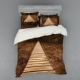 thumbnail image 2 of Ambesonne Forest Bedding Set 3 Pcs, Wooden Path Adventure, Twin XL, Brown Green, 2 of 3