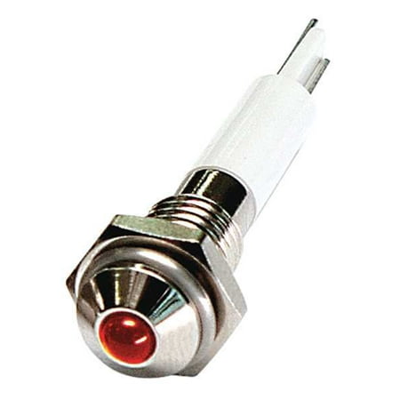 

2PC ZoroSelect Round Indicator Light Red 12VDC IP Rating: 40