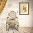 thumbnail image 3 of Gynn, Fran 24x32 Gold Ornate Wood Framed with Double Matting Museum Art Print Titled - Leopard-Indian Animals, 3 of 4