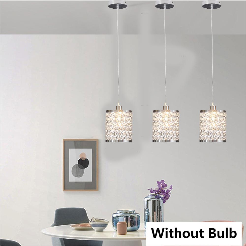 3 Packs Modern Pendant Light Hanging Ceiling Light Fixture Kitchen Island Lamp Without Bulb