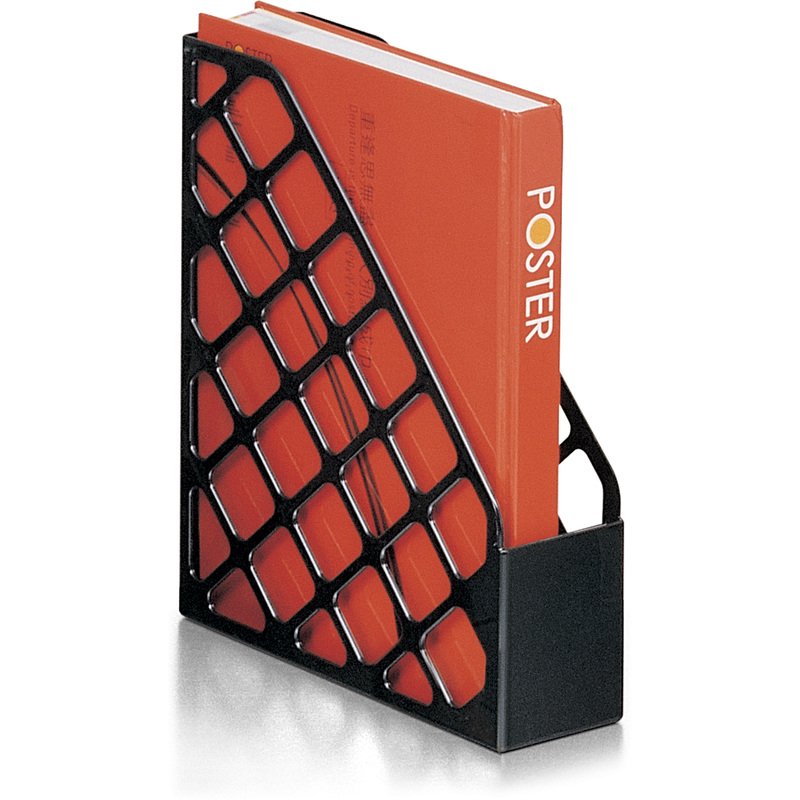 Officemate OIC Recycled Magazine File, Black (26082)