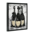 thumbnail image 2 of Stupell Industries Champagne Bottles Grey Gold Ink Illustration Jet Black Framed Floating Canvas Wall Art, 24x30, by Amanda Greenwood, 2 of 5
