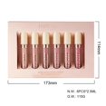 thumbnail image 2 of HANDAIYAN 6Pcs Rose Matte Liquid Lipstick Set Waterproof Non-stick Long-lasting Lip Gloss Lip Makeup, 2 of 4