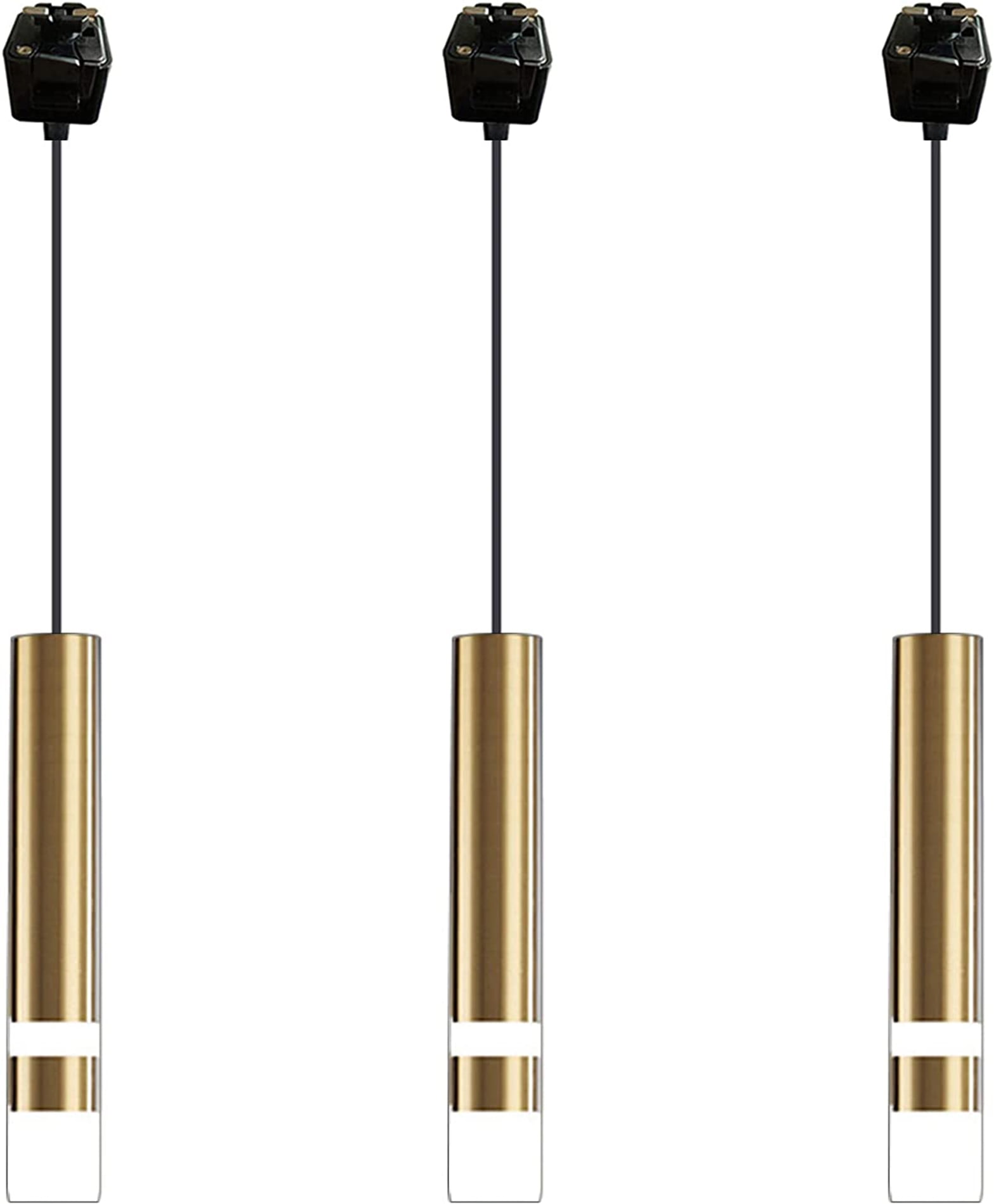 FSLiving JType Track Light Pendants with Linear Industrial Look 5W LED