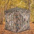 thumbnail image 2 of Costway 270° See Through Hunting Blind Tent, 2-3 Person Pop-Up Ground Blind with Windows, 2 of 10