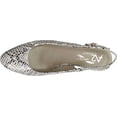 thumbnail image 5 of Aerosoles Women's Silver Age Pump Black White Snake Round Toe Sling Back Pumps (Black White Combo, 5), 5 of 6