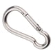 thumbnail image 3 of Mosquetones de Gancho de acero inoxidable perfecl para llavero Camping viajes de senderismo Buceo M10, 3 of 8