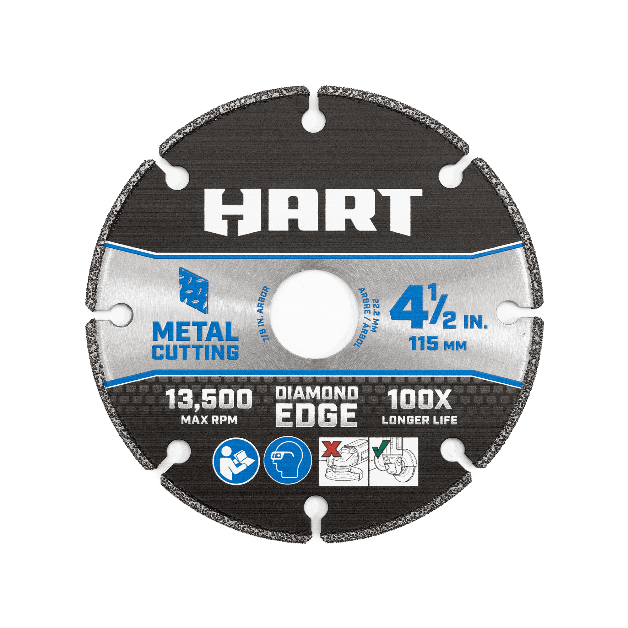 HART Metal Cutting Diamond Wheel, New Condition