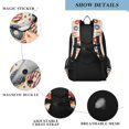 thumbnail image 4 of FORMRS Unisex School Backpack 17" Student Travel Bag with Laptop Compartment, American Donut Pattern, 4 of 7