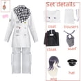 thumbnail image 2 of Kokichi Oma Cosplay Danganronpa V3 Cos disfraz uniformes blancos capa conjunto completo Halloween carnaval fiesta ropa, 2 of 2