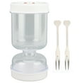 thumbnail image 2 of 25oz Flip Jar For Pickles & Olives Leakproof Dry Wet Separation Container With Fork, 2 of 7