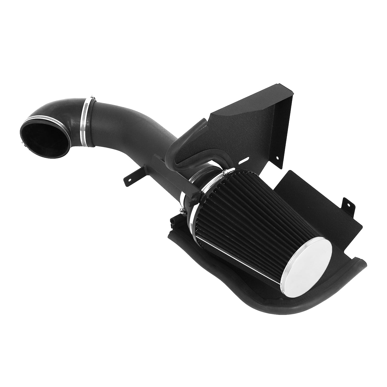 4" Inch Cold Air Intake Kit +Heat Shield for 99-06 GMC/Chevy V8 4.8L/5.3L Black