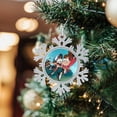 thumbnail image 6 of Gravity Falls Snowflakes Ornaments Christmas Tree Decorations Alloy Hanging Decorations Snowflake Pendant 5 PCS, 6 of 8