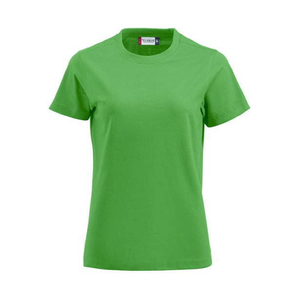 Clique - Camiseta Premium para Mujer (Verde Manzana)