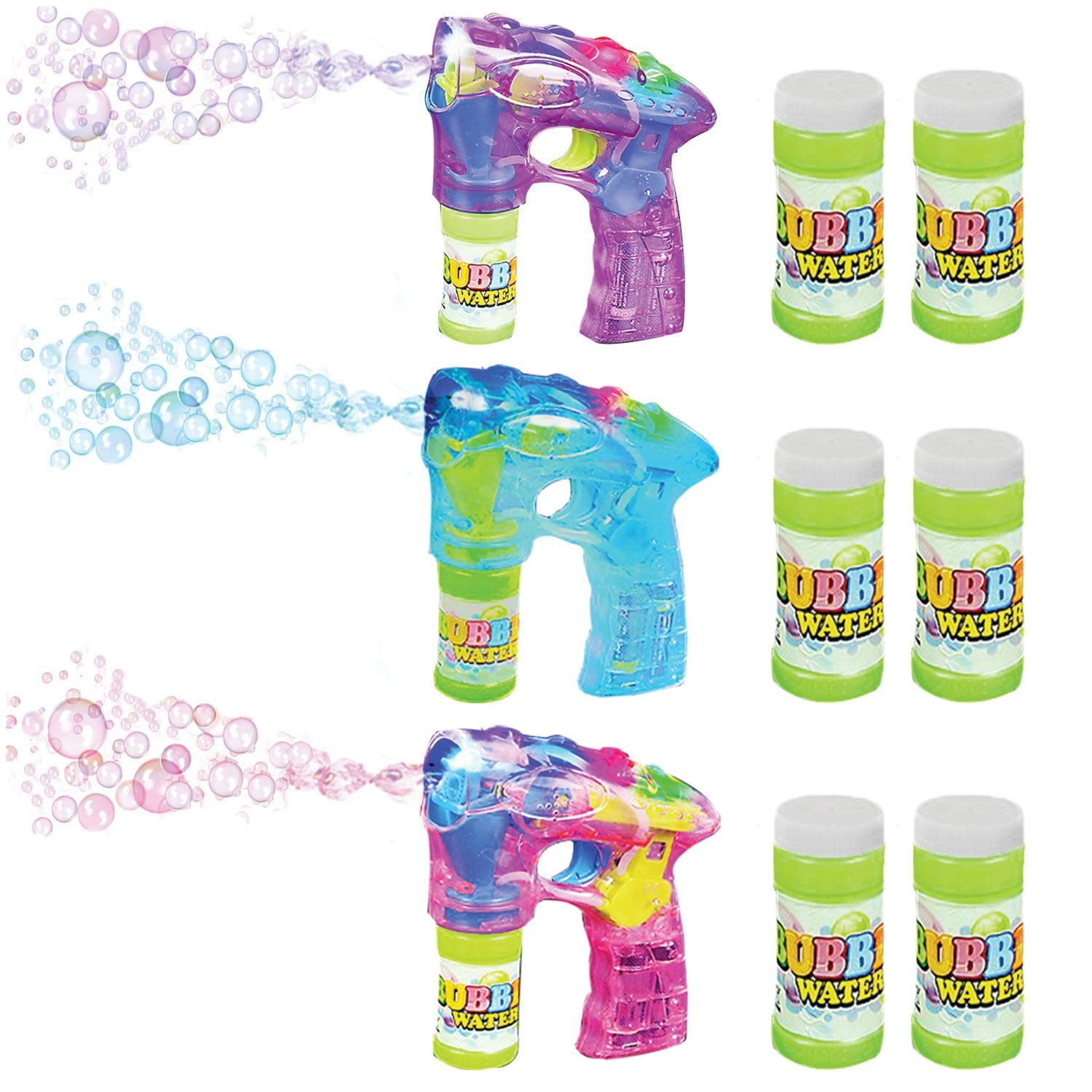 light up toys bubble gun refill